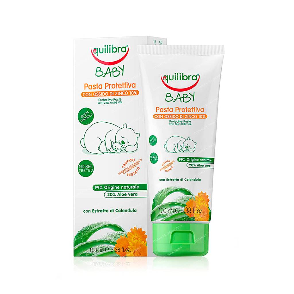 EQUILIBRA Baby Protective Zinc Oxide Paste 10%, 100 ml (new design)