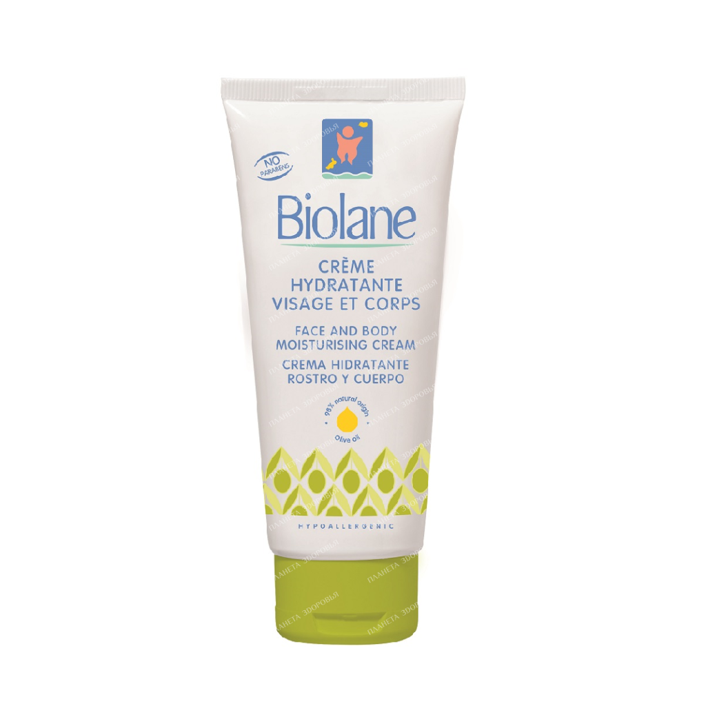 Biolane Moisturizing cream for body and face (olive oil) 100ml