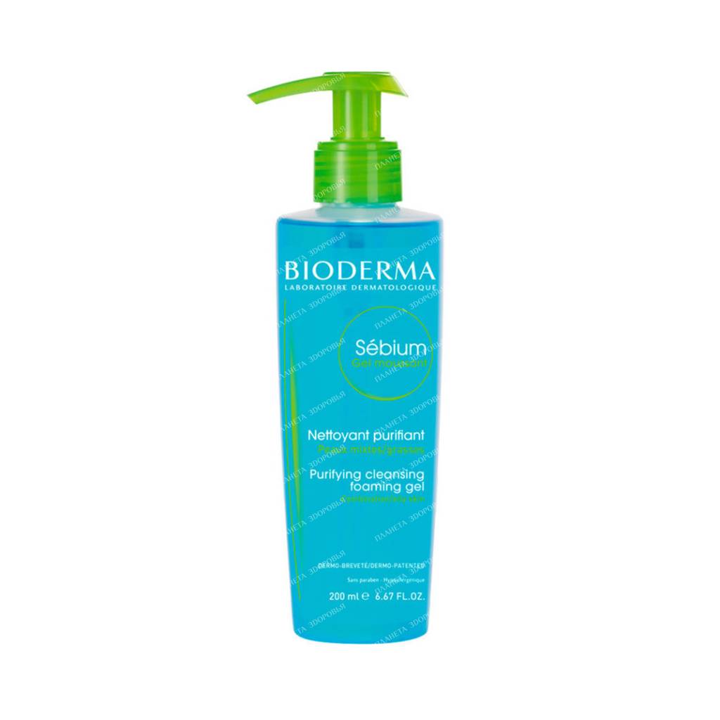 Bioderma Laboratoire Dermatologique Sebium Gel Moussant 200 ml