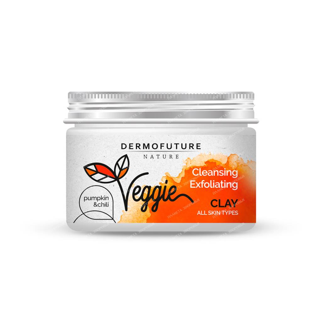 DermoFuture Nature Veggie Purifying Exfoliating Paste for All Skin Types Pumpkin Chili 150 ml