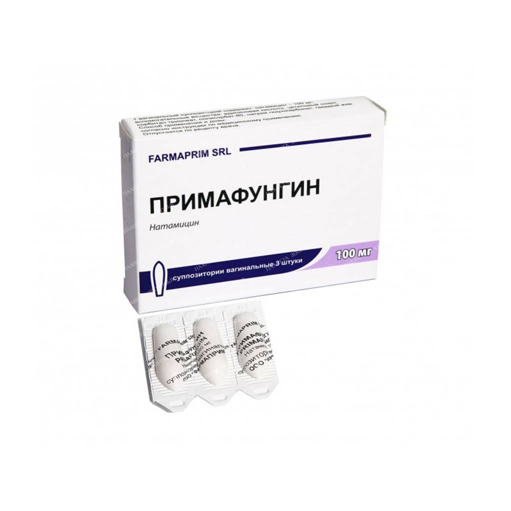 Primafungin vaginal suppositories 100mg №3x1