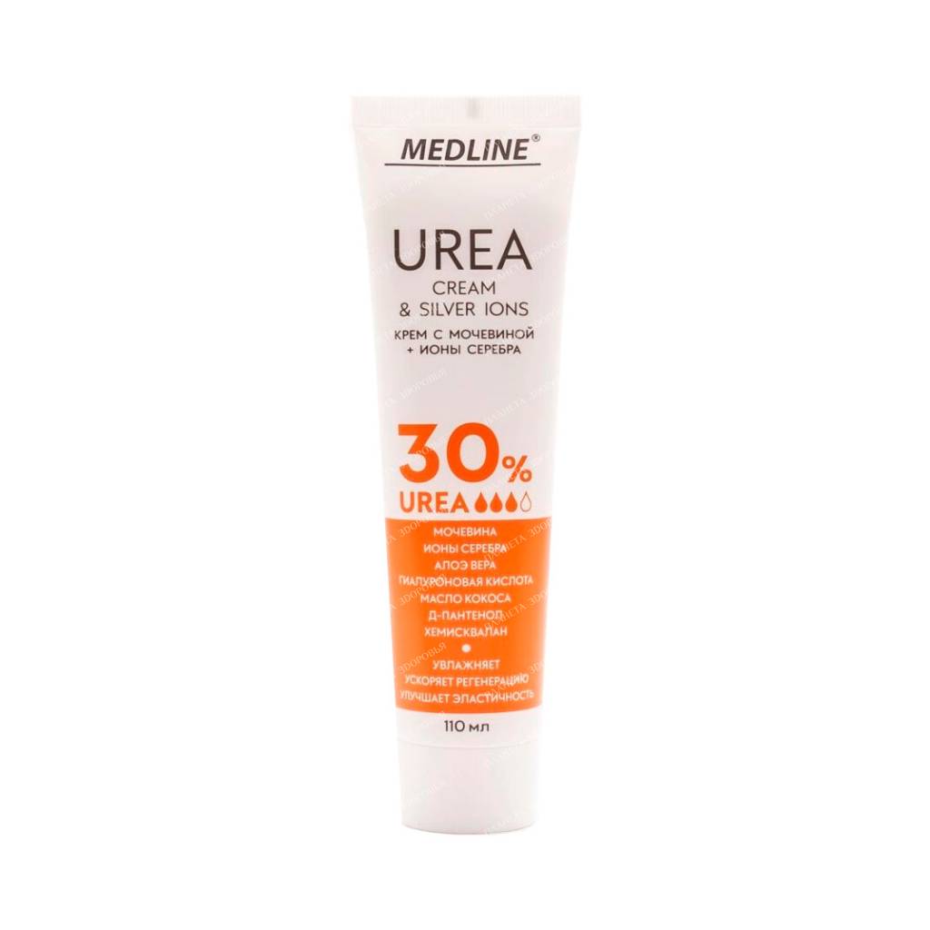 MedLine / MedLine cream with urea 30% + silver ions, 110 ml