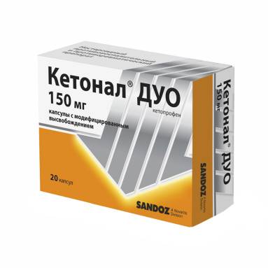 Sandoz Ketoprofen 150 mg Modified-Release Capsules, 20 Pack