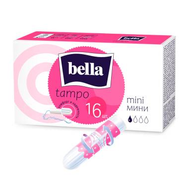 Bella Tampo Comfort & Reliability Mini Tampons 16 Pack 16 Count