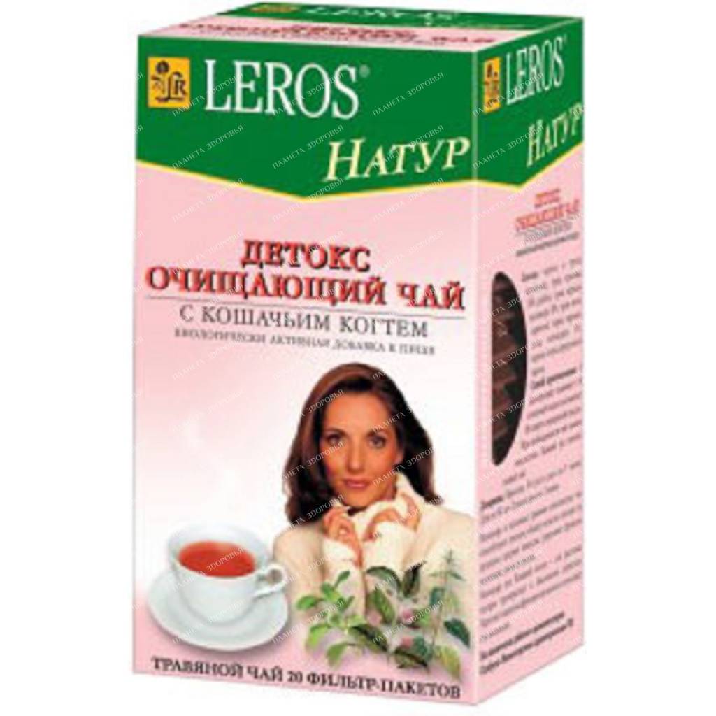Tea Leros Detox cleansing with cat's claw filter bags 1.5g №20