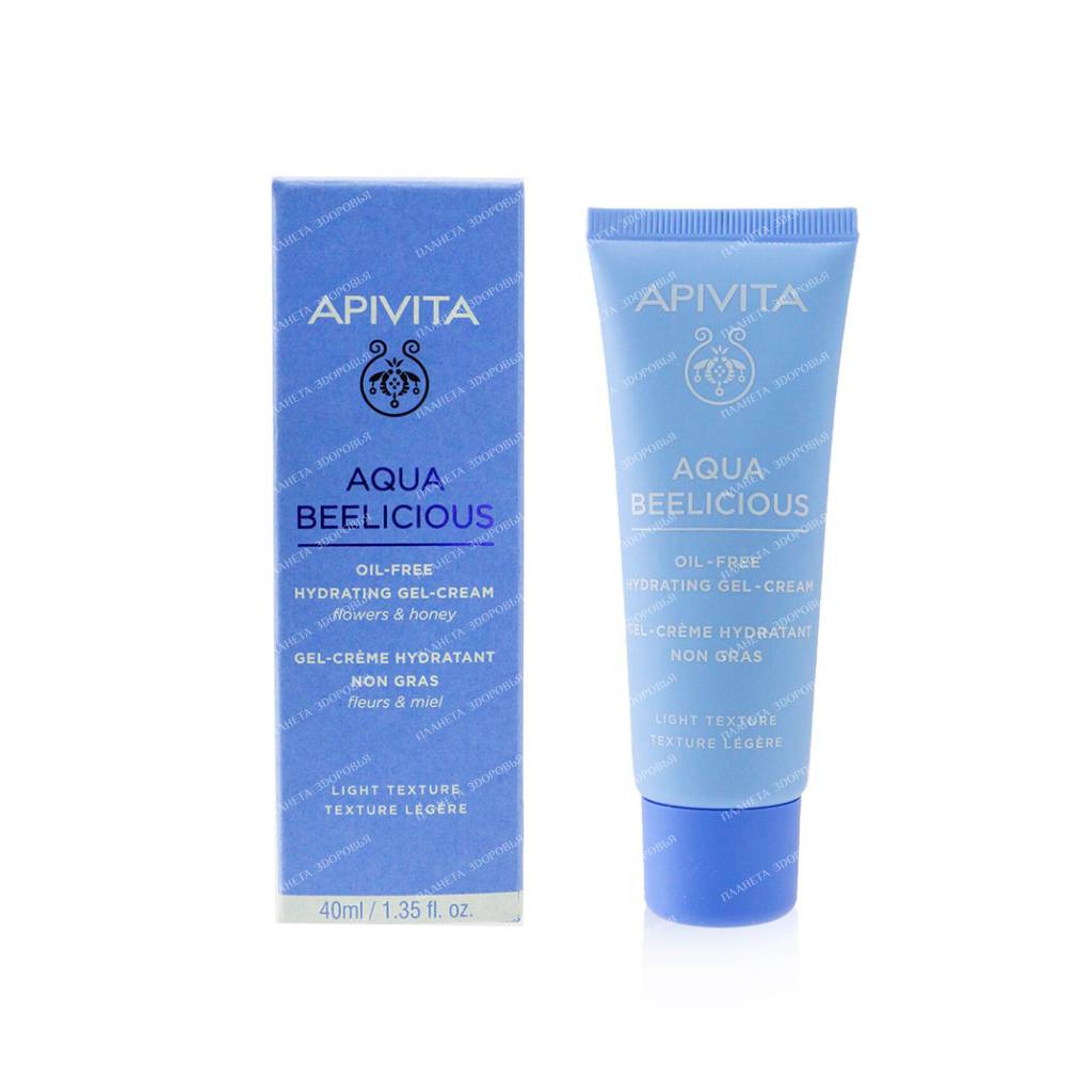 APIVITA Aqua Beelicious oil-free hydrating gel-cream, 40 ml