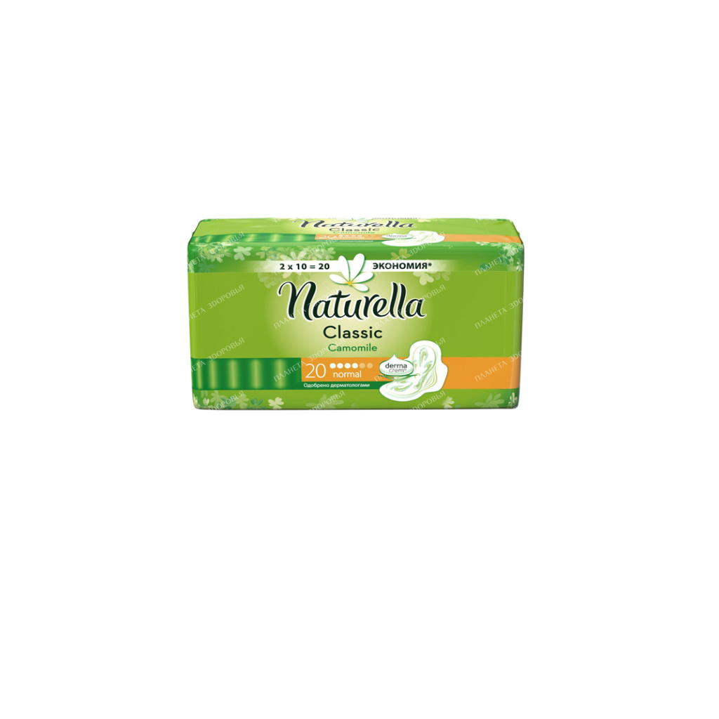 Naturella Classic Camomile Normal with wings Flavored feminine sanitary pads with wings, 10 pcs