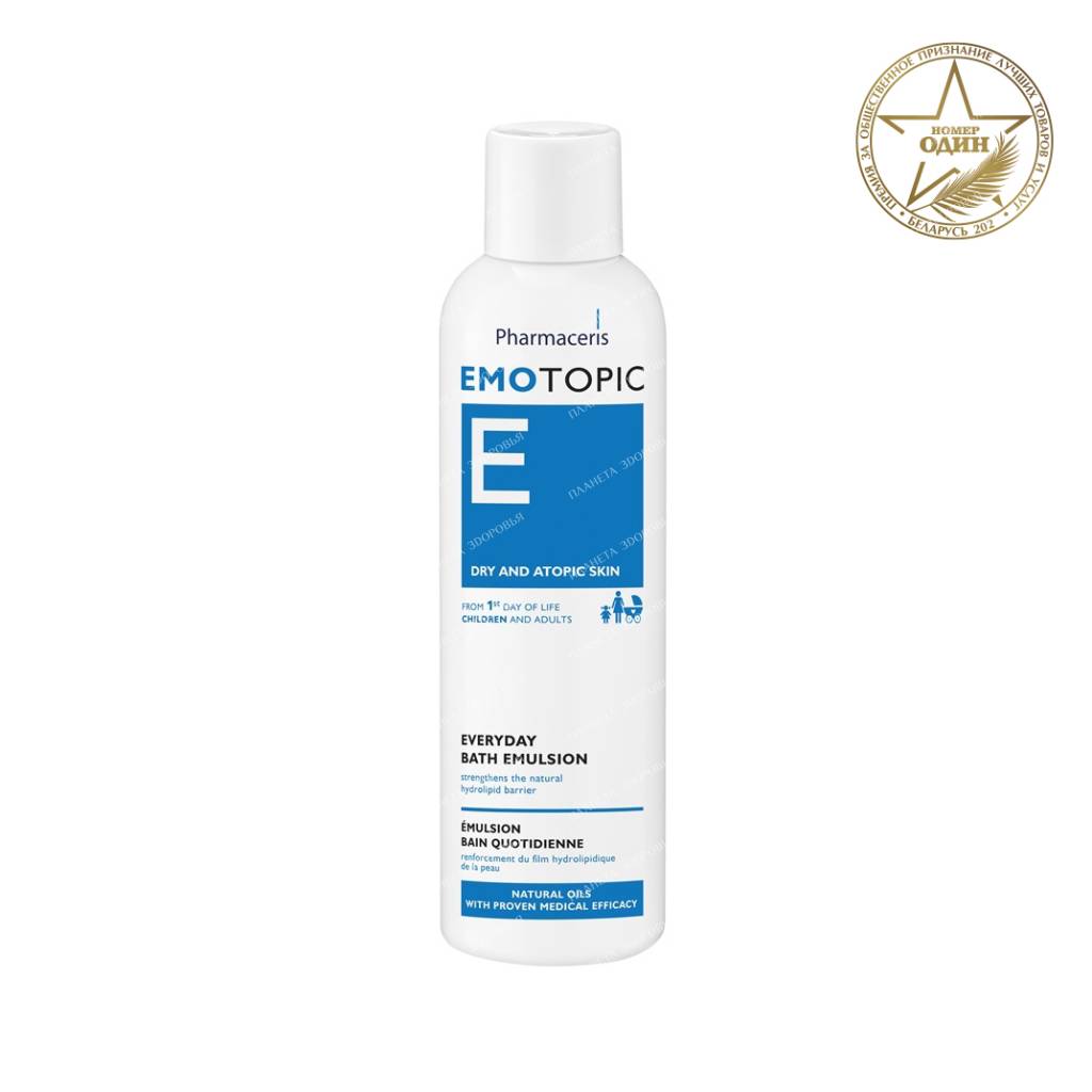 Pharmaceris E Soothing emulsion for daily bathing (from the first days of life, for children and adults), 400 ml