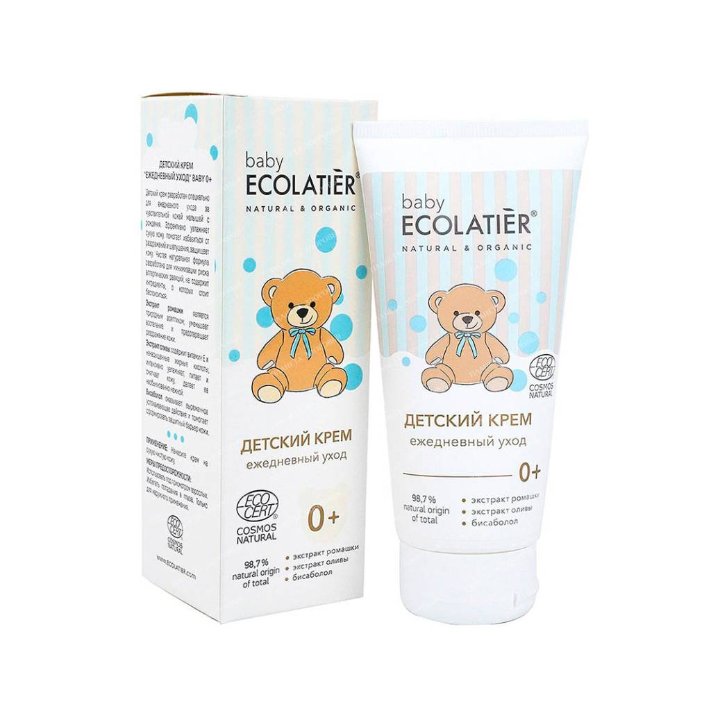 Ecolatier Baby cream "Daily care" BABY 0+, 100 ml