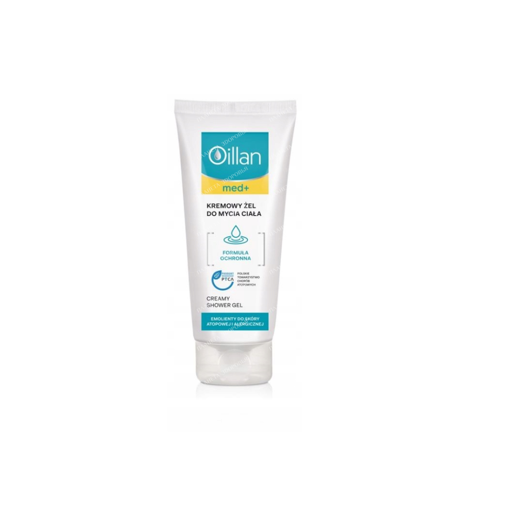 Oillan med+ Moisturizing dermatological gel for body and scalp, 200 ml