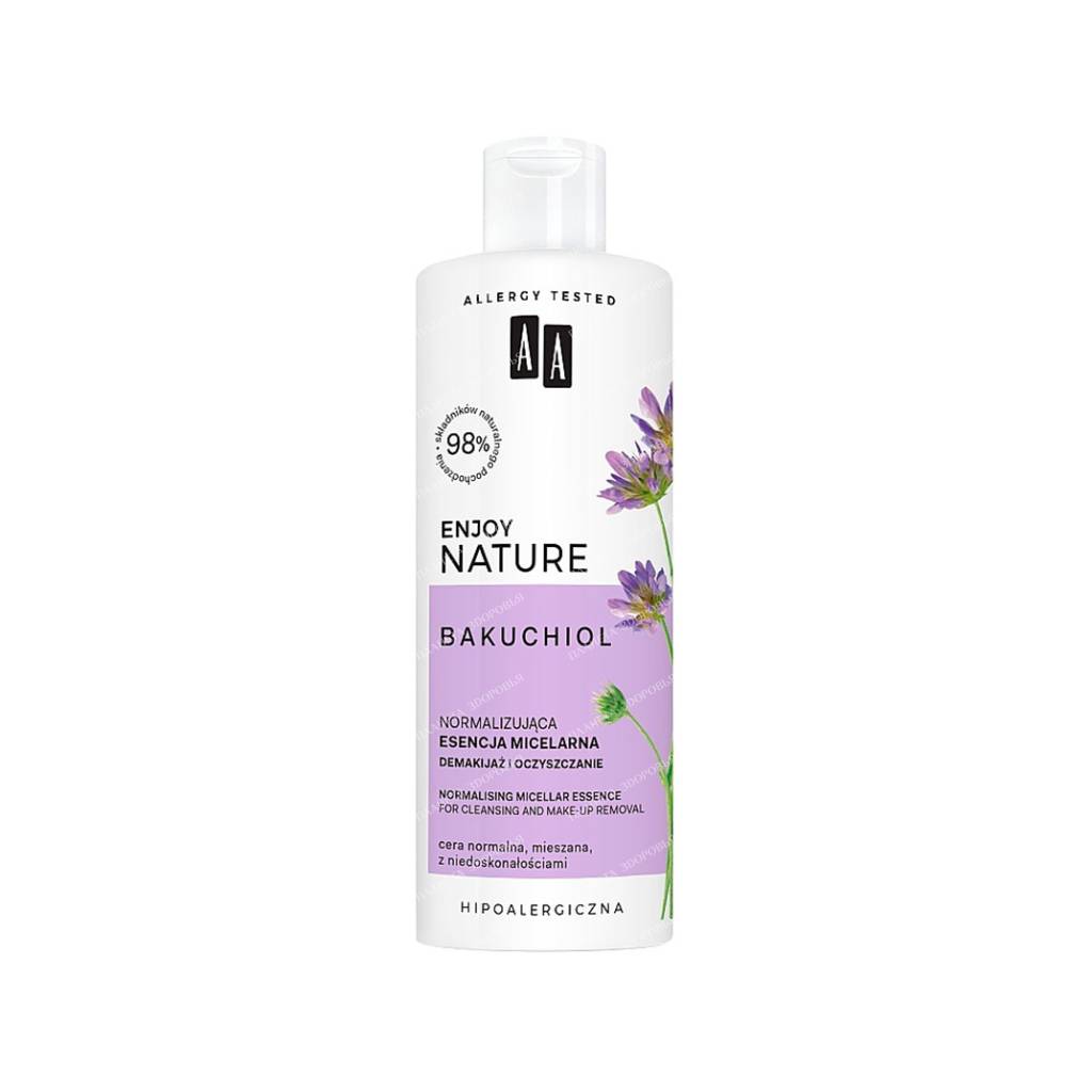 AA ENJOY NATURE BAKUCHIOL Normalizing Micellar Essence, 400 ml