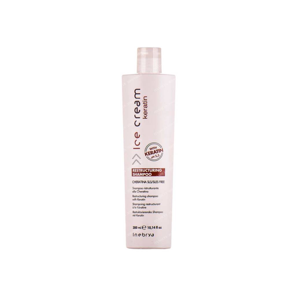 Inebrya Shampoo keratin firming RESTRUCTURING SHAMPOO WITH KERATIN 300 ml.