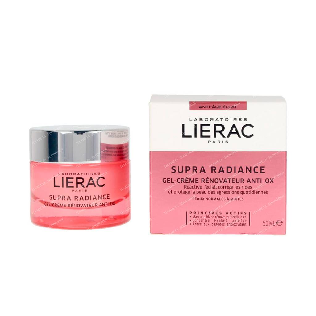 Lierac SUPRA RADIANCE GEL-CREME RENOVATEUR ANTI-OX, 50 ml