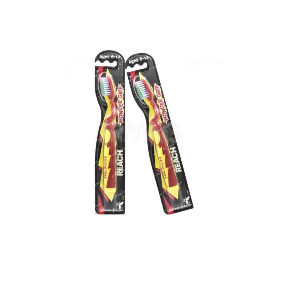 Reach Coil: Dualeffect Toothbrush (medium) + Wonder Grip™ Toothbrush for children (6 - 12 years old)