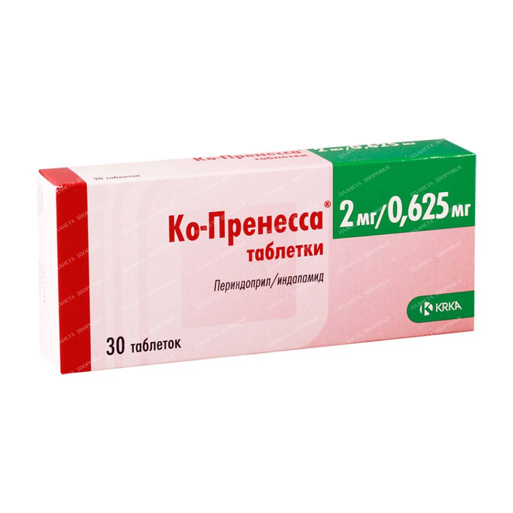 Co-Prenessa tablets 2mg/0.625mg №10x3