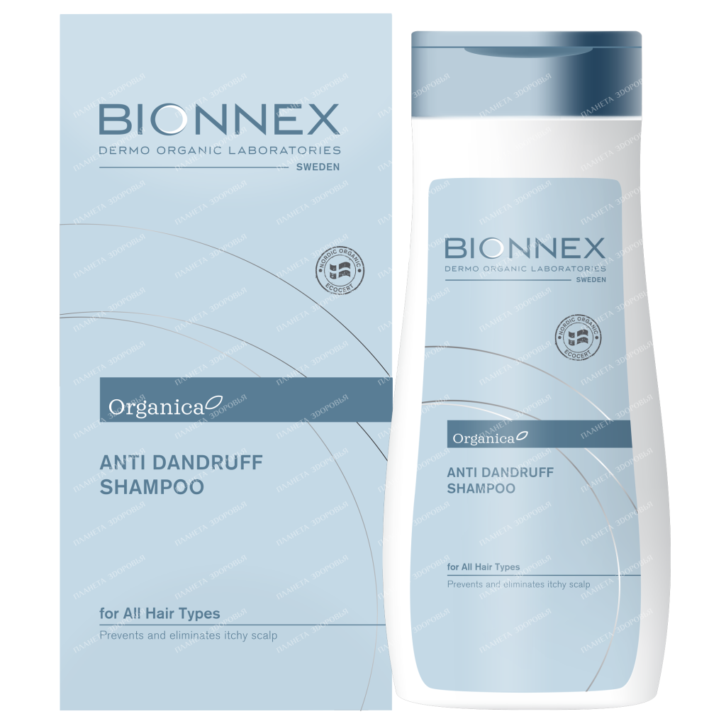 Bionnex Organica Anti-dandruff shampoo for all hair types, 300ml
