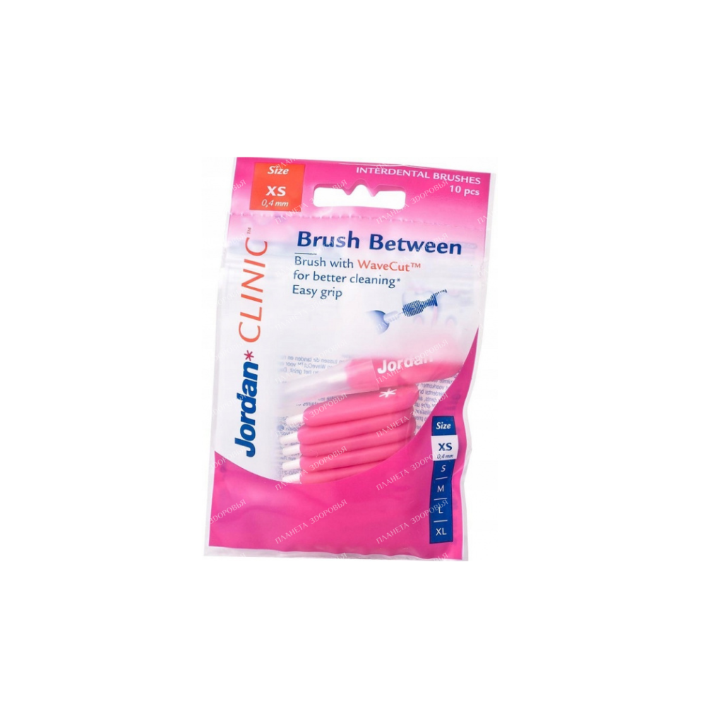 Jordan Clinic Brush Between Interdental Brush XS for Adults