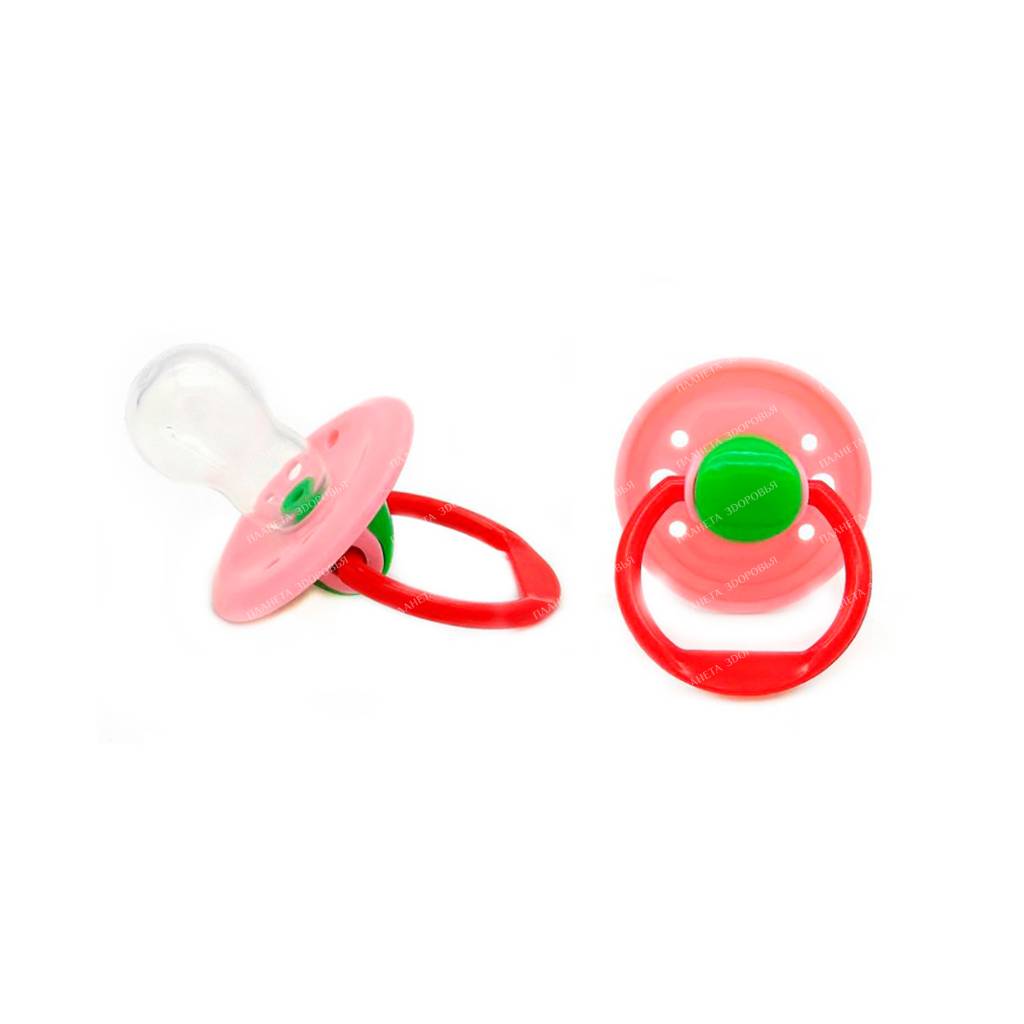 POMA Silicone pacifier (round balloon) 10 months+, (PP, silicone) 1 pc, art. 5312