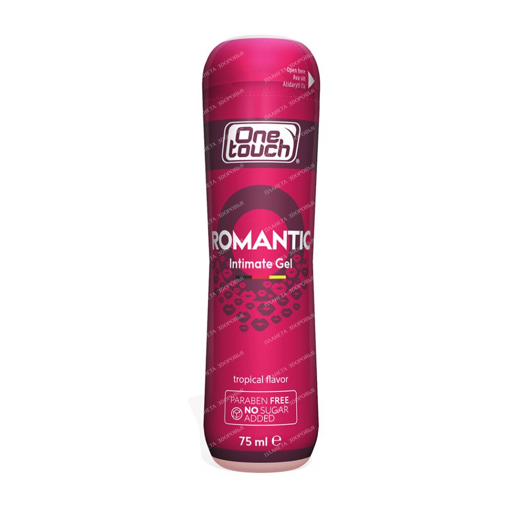 One Touch Romantic Intimate Water Based Lubricant Tropical Scented Gel 75 ml