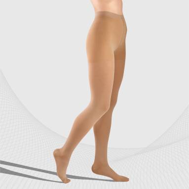 Tonus Elast 0404 Lux Compression Tights Class I Caramel Size 5 Height 2
