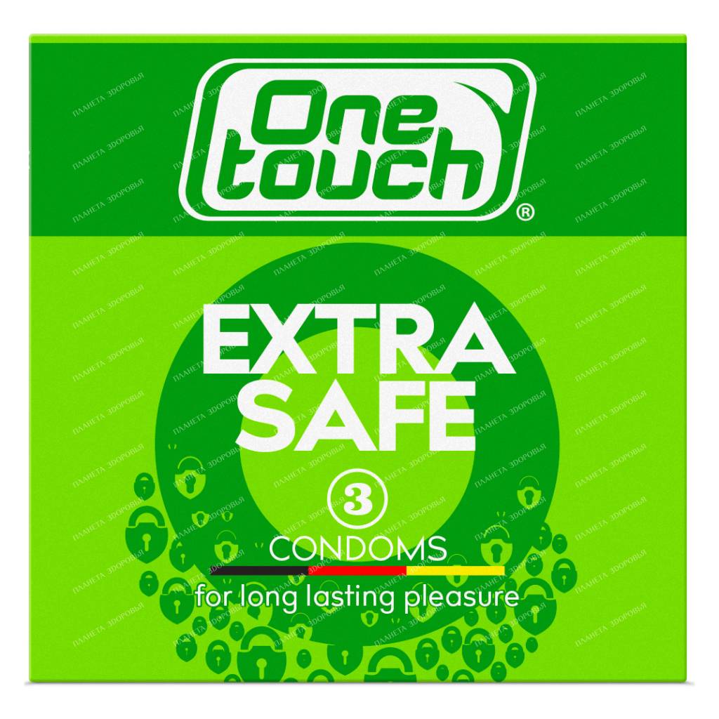 One Touch Extra Safe Condoms, 3 pcs