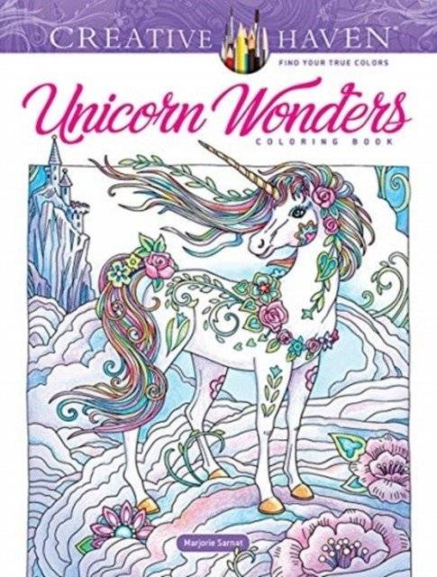 Creative Haven Unicorn Wonders Coloring Book | Creative Haven Unicorn Wonders Coloring Book
