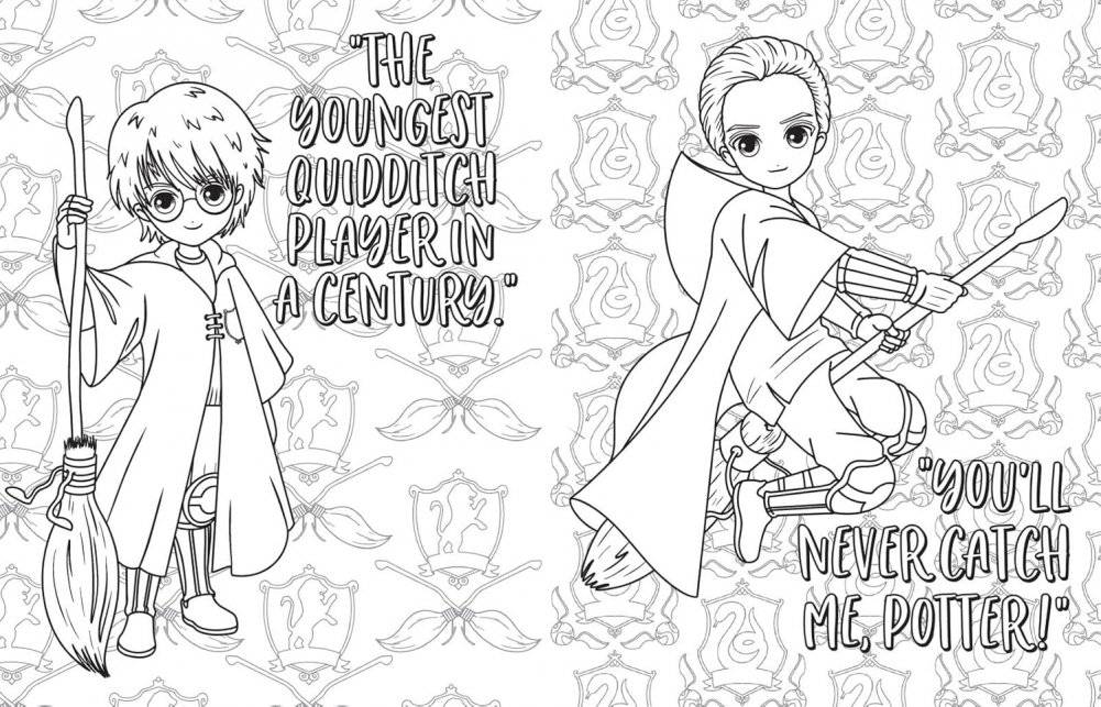 Magical Games Coloring Book (Harry Potter) фото книги 2