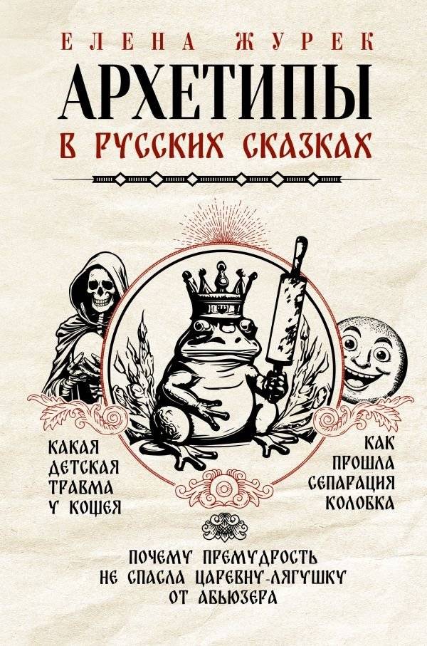 Архетипы в русских сказках. Какая детская травма у Кощея. Как прошла сепарация Колобка. Почему премудрость не спасла Цар | Archetypes in Russian Fairy Tales: Koshchei's Trauma, Kolobok's Separation, and the Frog Princess