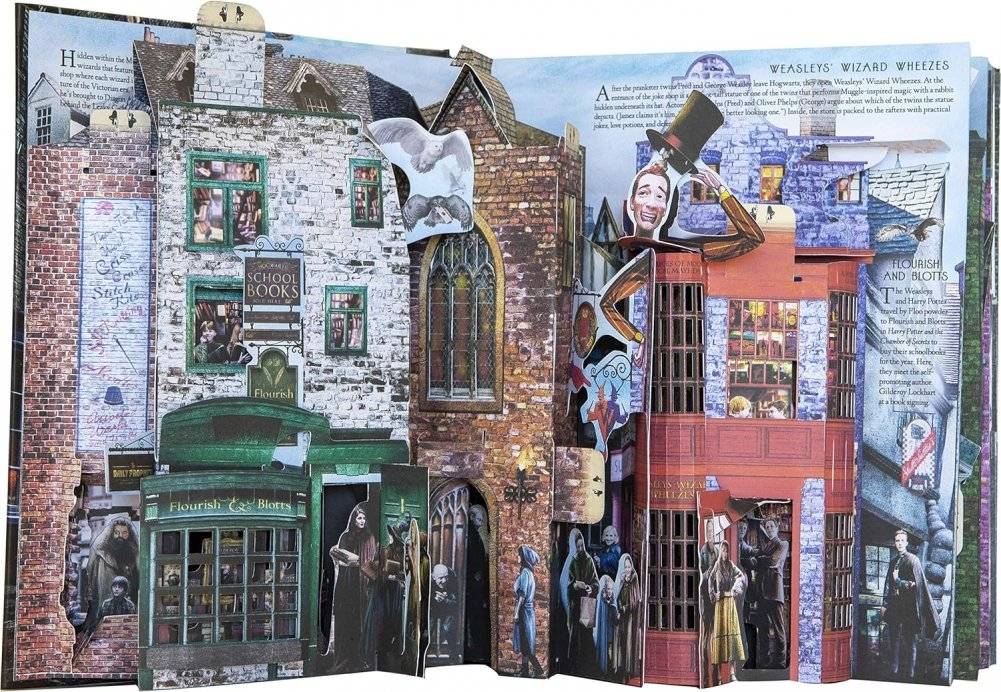 Harry Potter. A Pop-Up Guide to Diagon Alley and Beyond фото книги 2