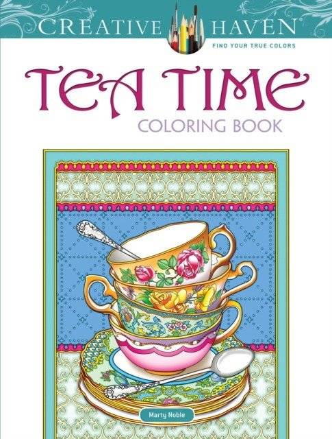 Creative Haven Teatime Coloring Book | Creative Haven Teatime Coloring Book