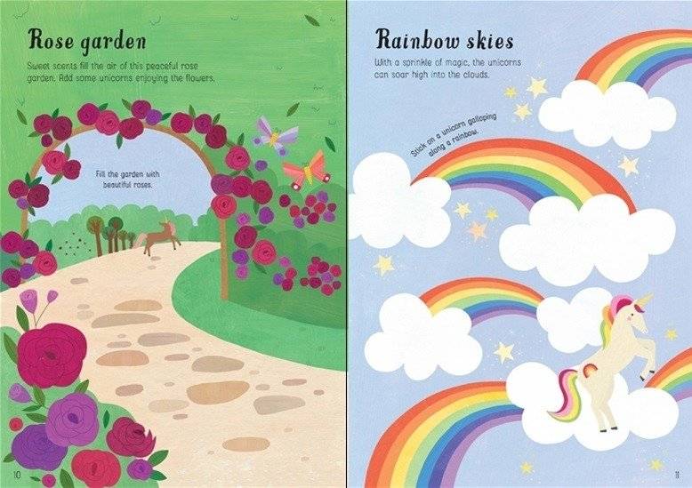 Little First Stickers: Unicorns фото книги 3