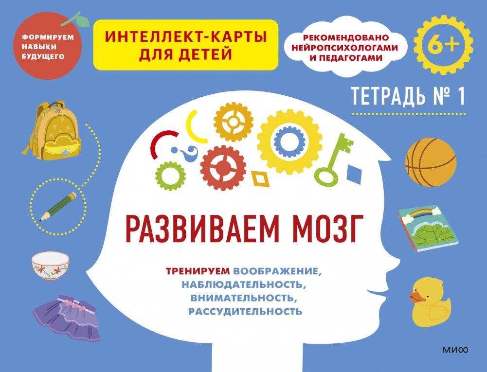 Развиваем мозг. Тренируем воображение, наблюдательность, внимательность, рассудительность. Тетрадь 1 | Develop Your Brain: Train Imagination, Observation, Attention, and Reasoning. Workbook 1