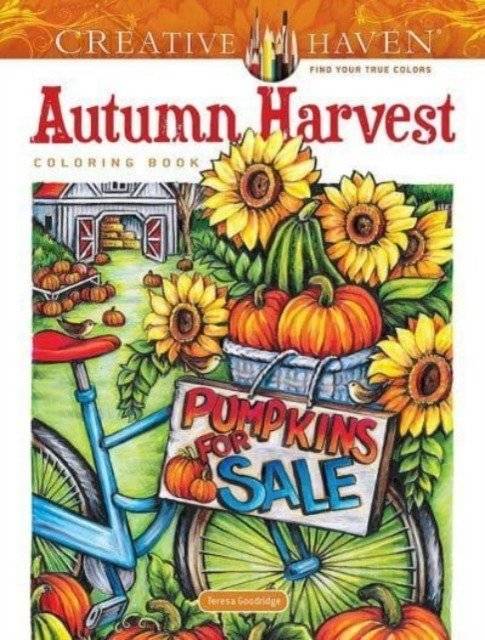 Creative haven autumn harvest coloring book | Creative Haven Autumn Harvest Coloring Book