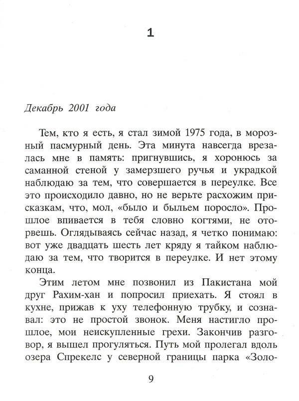 Бегущий за ветром фото книги 2