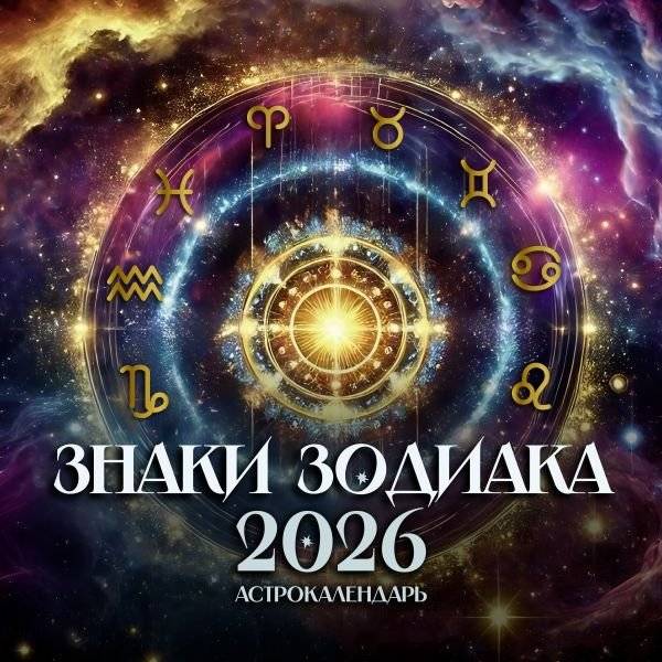 Астрокалендарь 2026. Знаки Зодиака | Astrocalendar 2026: Zodiac Signs