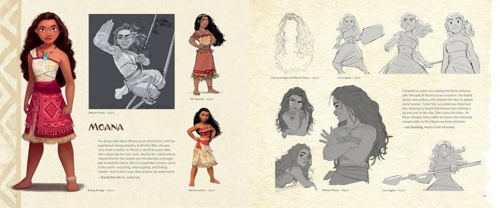 Art of Moana 2 фото книги 3