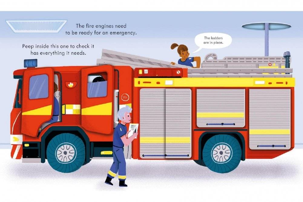 Peep Inside how a Fire Engine works фото книги 4
