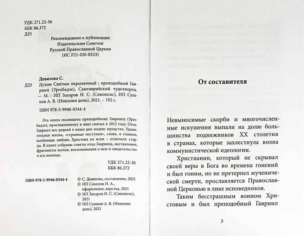 Духом Святым окрылённый. Преподобный Гавриил (Ургебадзе) фото книги 3