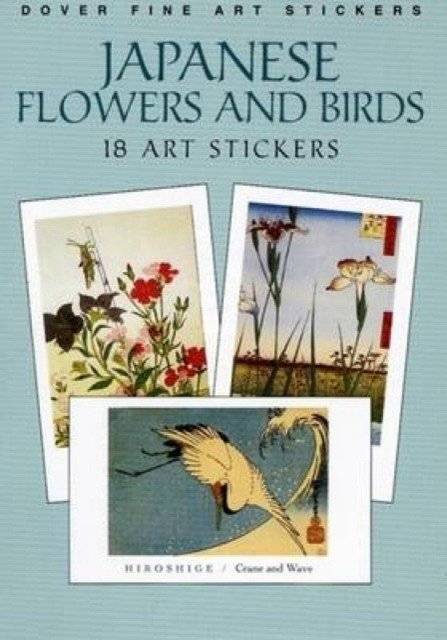 Japanese Birds and Flowers : 18 Art Stickers | Japanese Birds and Flowers: 18 Art Stickers