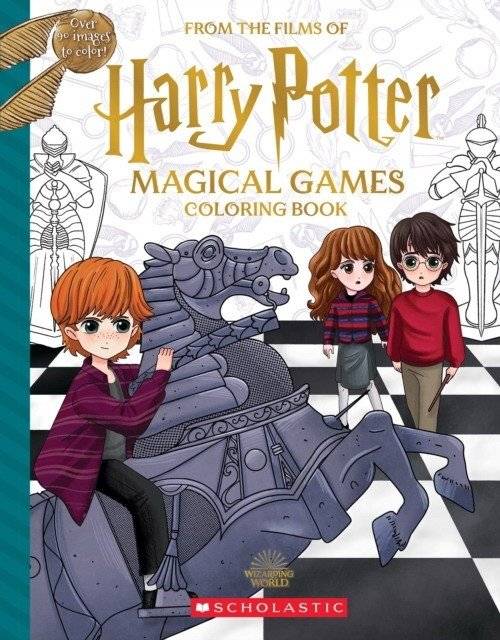 Волшебные игры Раскраска (Гарри Поттер) | Magical Games Coloring Book (Harry Potter)