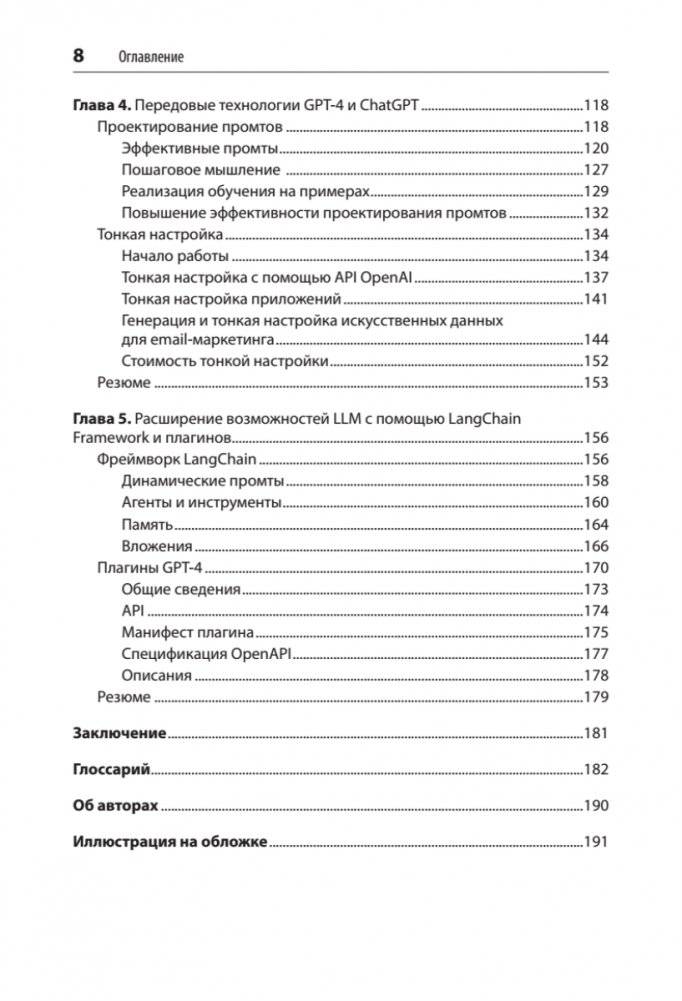 Разработка приложений на базе GPT-4 и ChatGPT фото книги 4