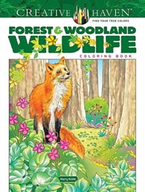 Creative Haven Forest & Woodland Wildlife Coloring Book | Creative Haven Forest & Woodland Wildlife Coloring Book