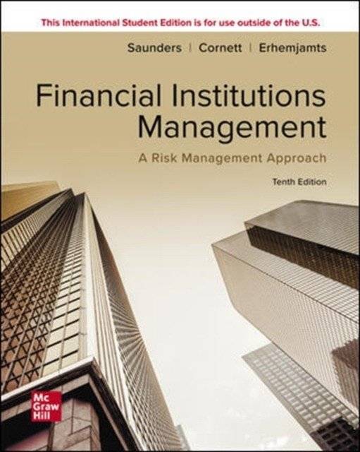 Ise financial institutions management: a risk management approach | Financial Institutions Management: A Risk Management Approach