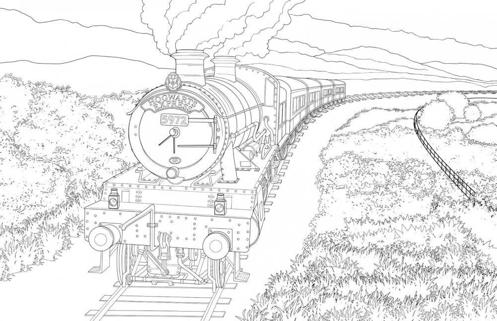 Harry Potter: An Official Hogwarts Coloring Book фото книги 2