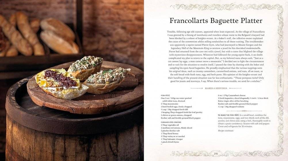 The Witcher Official Cookbook: Provisions, Fare, and Culinary Tales from Travels Across the Continent фото книги 5
