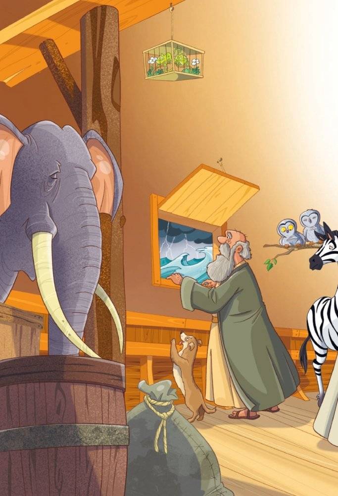 Иллюстрированная Библия для детей фото книги 8