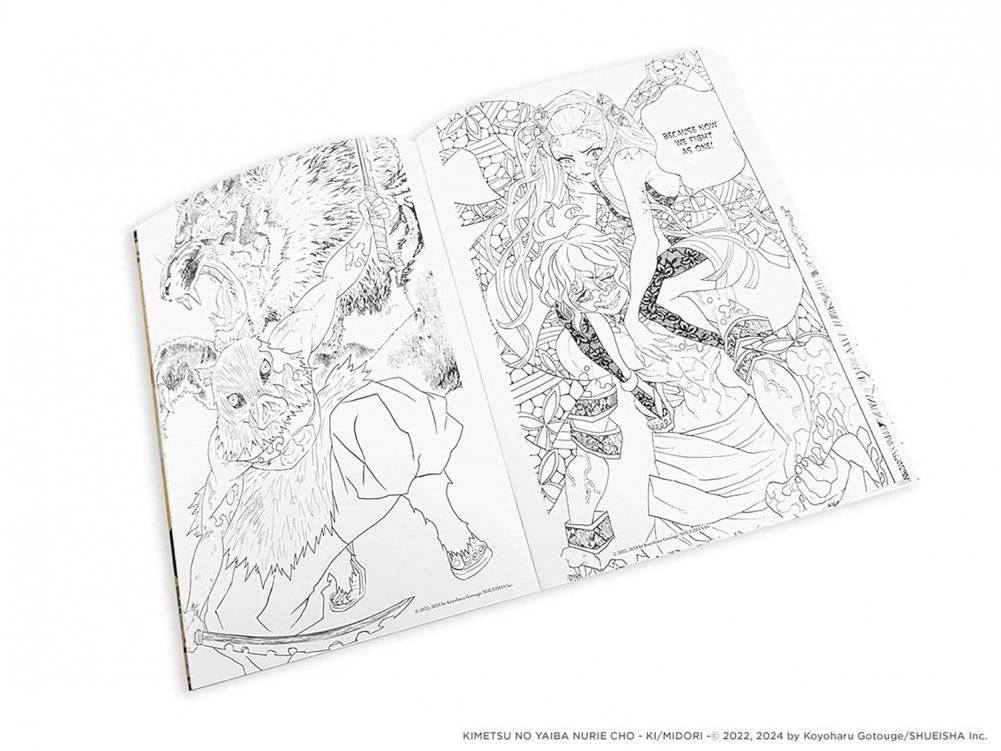Demon Slayer Coloring Book 3Pa фото книги 4