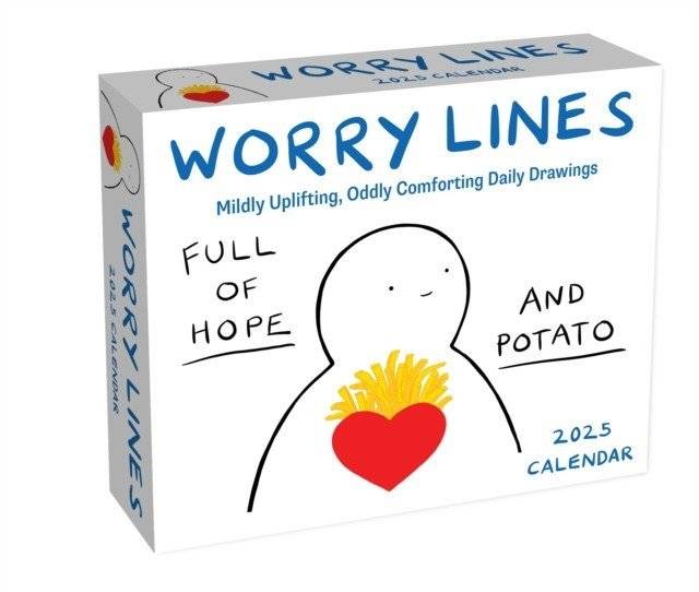Отрывной календарь Worry Lines на 2025 год | Worry Lines 2025 Day-to-Day Calendar