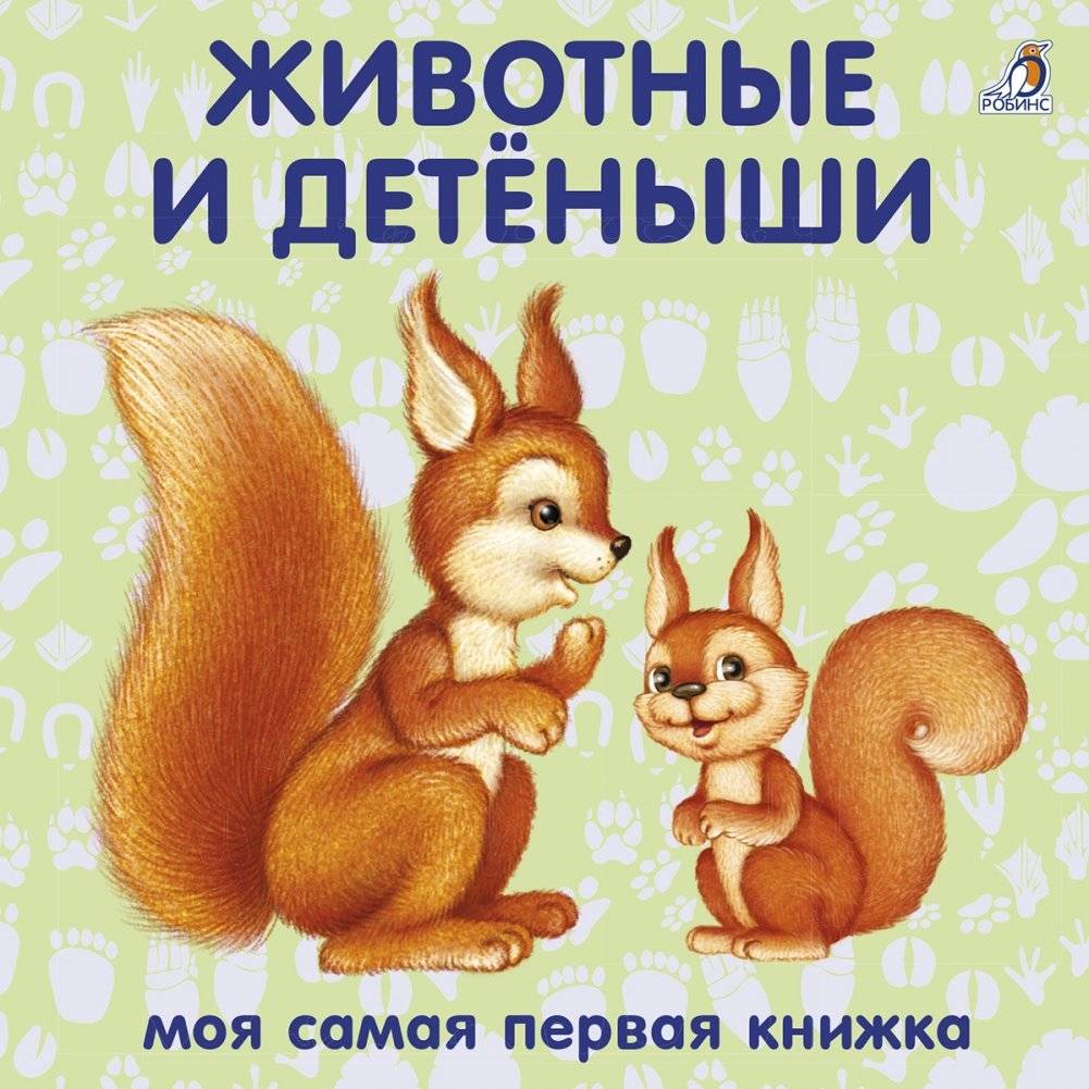Книжки - картонки. Животные и детёныши | Board Books. Animals and Babies