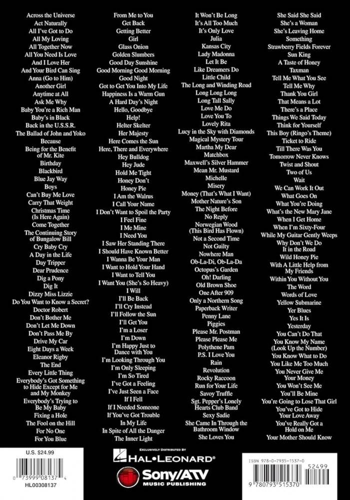 Beatles Lyrics - 2nd Edition фото книги 2